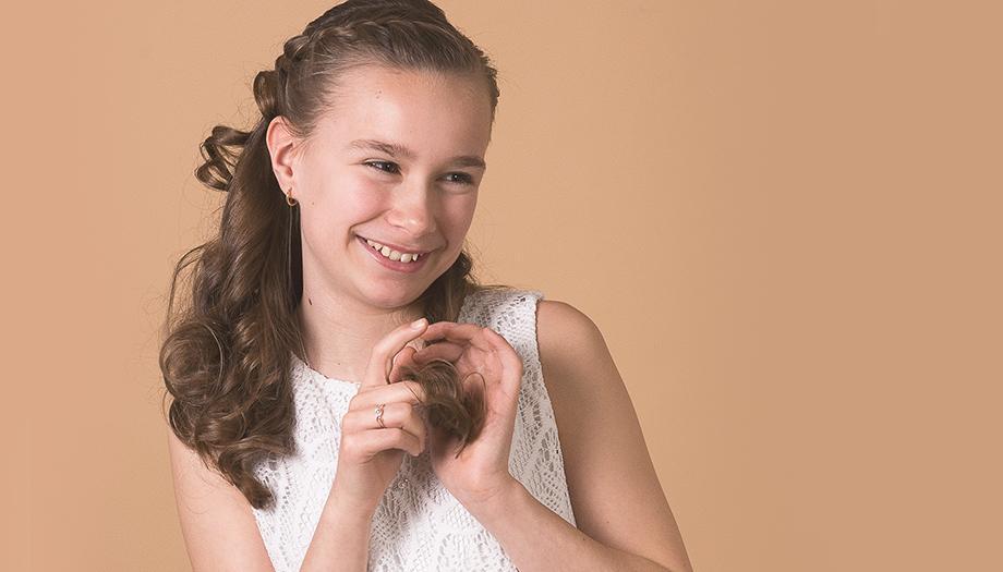 in de fotostudio
