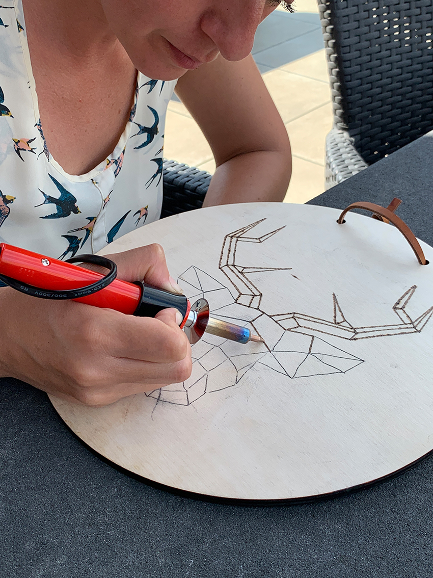 Workshop wandhanger houtbranden (volwassenen) Workshop wandhanger houtbranden (volwassenen)